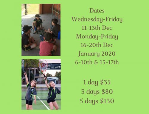 Holiday Tennis Camps